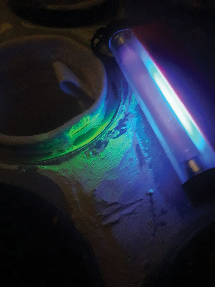 green detection powder