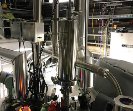 prevent vent filter integrity test failures on hot WFI storage tanks